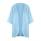 thumbnail image 4 of Puntoco Cárdigan tipo kimono con mangas abullonadas para mujer, blusa informal de gasa suelta Puntoco Puntoco-1, 4 of 8