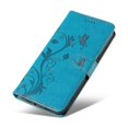 thumbnail image 4 of Case For Sony Xperia 10vi Wallet Phone Case And Card Slot With Hand Strap Embossed Butterfly High Quality Leather, 4 of 5
