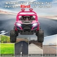thumbnail image 6 of ThunderBolt 12V Kids Ride on Car, Electric Off-Road UTV Truck for Kids with Upgraded Battery for 2H, 2.4G Remote Control, Anti-Collision Bar, grippy tires,4-Wheel Suspension Ride on Car Kid UTV, 6 of 21