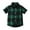 Green T Shirts for Kids, variant on Plaid Shirts for Toddlers Boys 1-8 Years Short Sleeve Button-Down Tshirts Shirt Kids Casual Collared Comfort Going-Out Tees Tops Summer