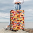 thumbnail image 3 of Lsque Japanese Style Fish Scales Printed Luggage Cover, Travel Luggage Protector,Scratch and Dirt Resistant, Fits 18-32 Inch Luggage - Medium, 3 of 9