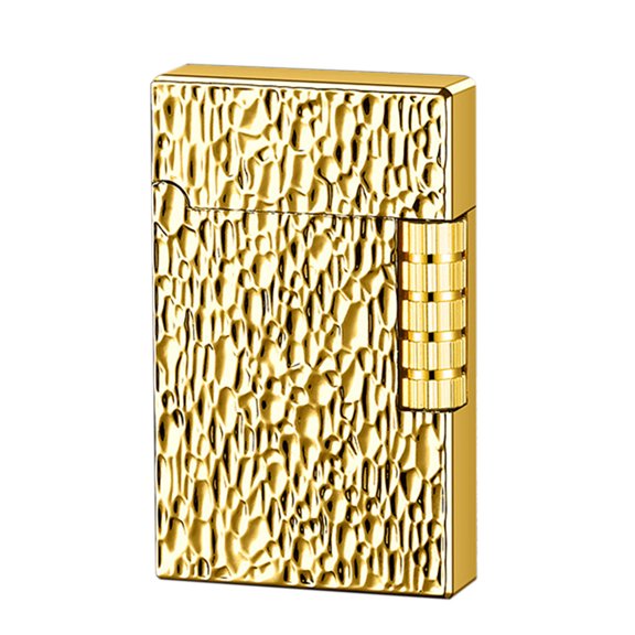 WNFJR Inclined Fire Wheel Lighter, Inflatable Point Pipe Lighter, Mini Portable Alloy Lighter, Soft Flame Butane Gas Lighter.