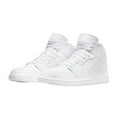 thumbnail image 3 of Men's Jordan 1 Mid White/White-White (554724 136) - 12, 3 of 8