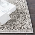 thumbnail image 4 of SAFAVIEH Global Vernon Abstract Indoor/Outdoor Area Rug, Grey/Ivory, 8' x 10', 4 of 6