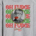 thumbnail image 3 of A Christmas Story - Oh Fudge Stacked - Men's Long Sleeve T-Shirt, 3 of 5