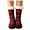 Red, variant on Women's Plaid Pattern Thermal Floor Socks for Cozy Indoor Comfort and Warm Bedtime Relaxation Size:One Size