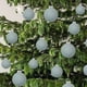 thumbnail image 3 of Set de Bolas de Navidad de Terciopelo de 46 piezas | Adornos de plástico marrón con flocos | Decoración resistente y inquebrantable con ganchos metálicos y cuerdas colgantes | Tamaño versátil para, 3 of 8