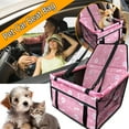thumbnail image 2 of WNFJR Dog Car Seat, Doggy Car Seat with PVC Support Tube and Safety Belt, Breathable & Anti-Collapse Puppy Car Seat, Easy to Assemble, Pet Car Seats for Small and Medium Dogs, 2 of 4