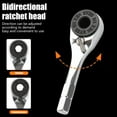 thumbnail image 3 of Professional Ratchet Torque Screwdriver 6.35mm Hexagonal Key Stainless Steel Ergonomic Design Fit For Mechanical Repairs, 3 of 7
