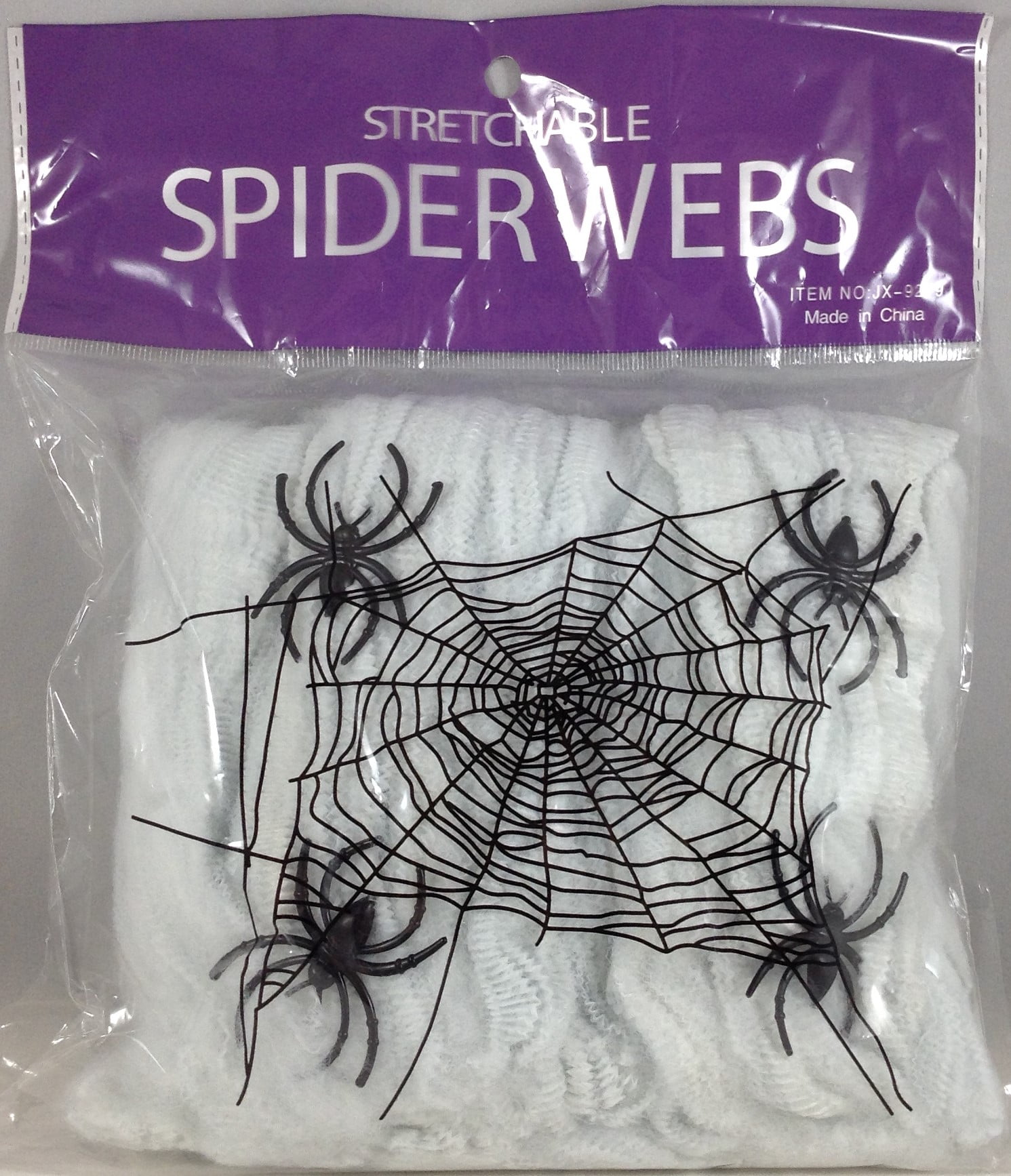 bag of plastic spiders