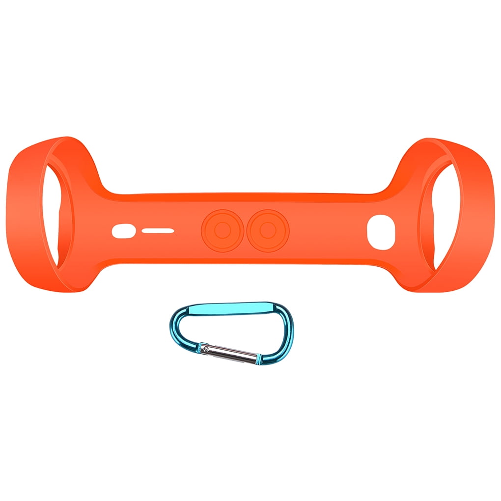 Thinsony Speaker Cover Bluetooth Soundbox Protector Wireless Speaker Silicone Guard Replacement for JBL Flip5, Orange