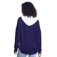 thumbnail image 2 of Women's G-III 4Her by Carl Banks Purple Phoenix Suns Bench Player Oversized Long Sleeve Hooded Top, 2 of 2