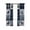 Light Blue, variant on Navy Blue Plaid Blackout Curtains 54 Inches Long for Bedroom, Farmhouse Animals Tree Vintage Thermal Insulated Room Darkening Black Out Window Curtain Panels Grommet Drapes for Living Room