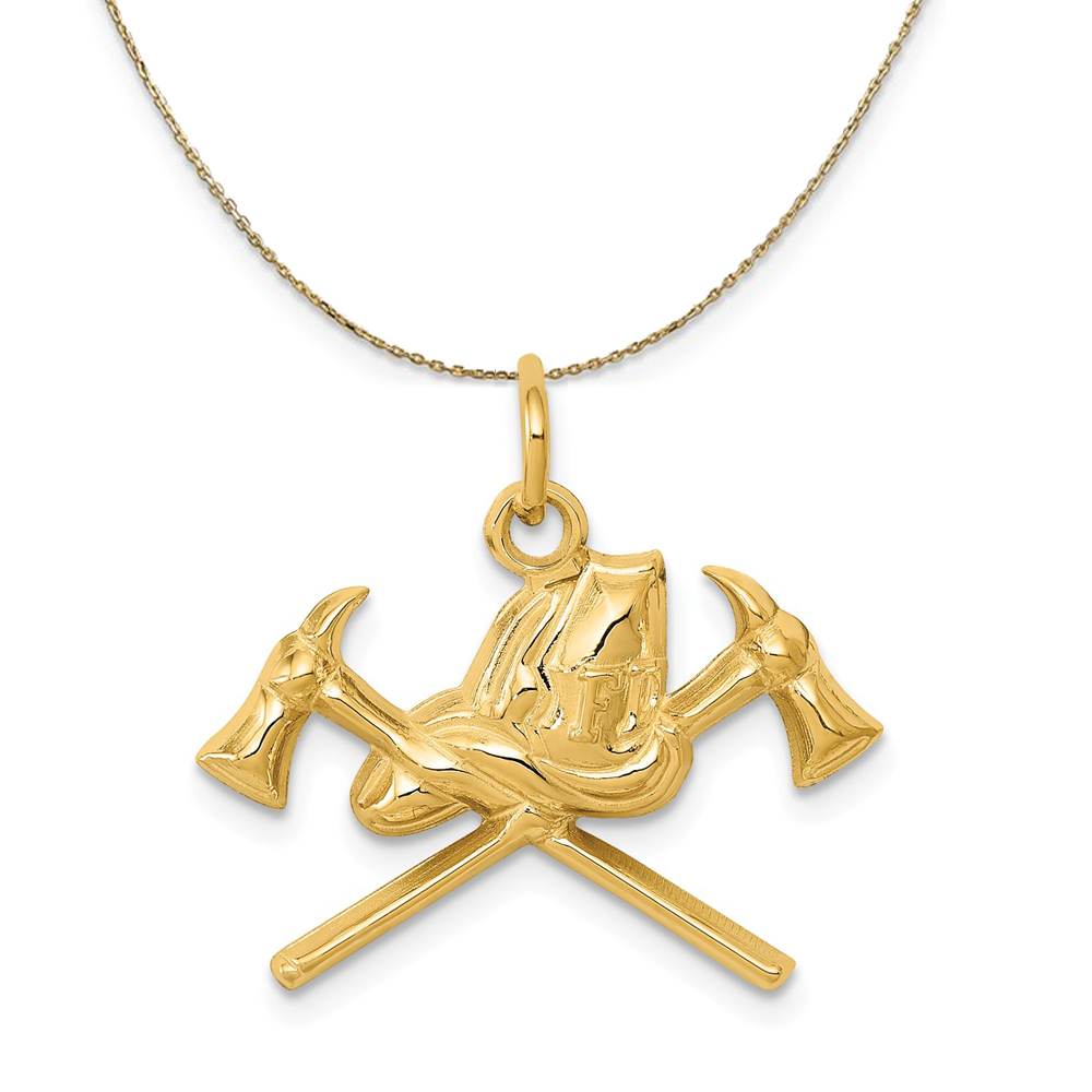 Black Bow Jewelry Company 14k Yellow Gold 2D Fire