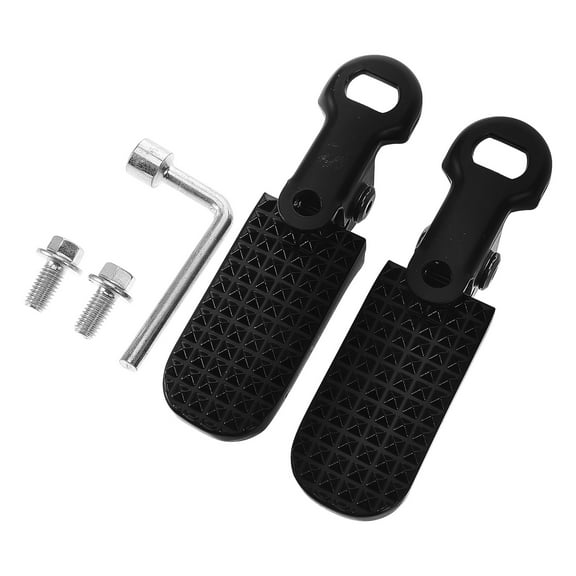 FRCOLOR  Rear Foot Peg Electric Car Replacement Pegs Bike Pedal Black