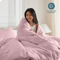 thumbnail image 5 of Bare Home Luxury Duvet Cover and Sham Set - Premium 1800 Collection - Ultra-Soft - King, Dusty Pink, 3-Pieces, 5 of 10