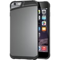 thumbnail image 1 of Smartish iPhone 6 Plus/6s Plus Case - Silk Armor Tough Case for iPhone 6+/6s+ (5.5") by Silk - Military-Grade Stealth Protective Phone Cover (Includes 3 interchangeable backplates), 1 of 7