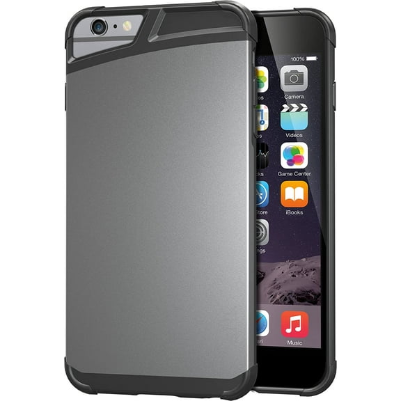 Smartish iPhone 6/6s Case - Silk Armor Tough Case for iPhone 6/6s (4.7") by Silk - Military-Grade Stealth Protective Phone Cover (Includes 3 interchangeable backplates)