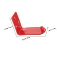 thumbnail image 2 of IFANLANDOR 4Pcs Brackets for Fire Extinguishers Red Plastic Bracket Shape for Wall Installation, 2 of 5