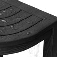 thumbnail image 4 of Dycanpo Corner Shower Stool for Bathroom,HDPS,Black, 4 of 9