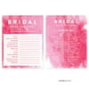 Word Scramble Pink Watercolor Wedding Bridal Shower Game Cards, 20-Pack