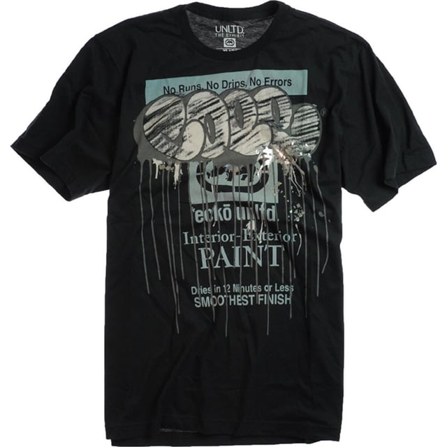 Camiseta gráfica Ecko Unltd. The Exhibit Cope 2 para hombre negra mediana