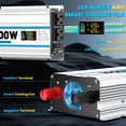 thumbnail image 4 of Inversor de corriente ALEOPIX 1000W 12V a 110V/120V para vehículo, 4 of 8