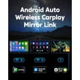 thumbnail image 2 of Estéreo de coche PLZ Single DIN inalámbrico Carplay Android Auto 10.1, 2 of 8