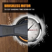 MAXXT Random Orbital Sander Brushless 350W 3A Multi-function Variable Speed with 10 Sanding Paper for Woodworking