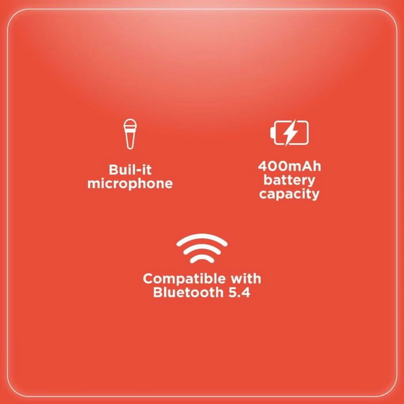 RadioShack BT Headphones Black – 40mm Drivers, 30-Hour Playtime, Bluetooth 5.4, Built-In Microphone, Foldable Design, Durable and Stylish Black Finish
