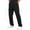 Black -AH08, variant on Nestiefly Mens Cargo Pants Relaxed Fit Chino Elastic Waist Multi Pocket Hiking Work Trousers Khaki M