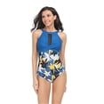 thumbnail image 2 of Slimming One-Piece Swimsuit with Multi-Color Stylish Seamless Bathing Suit for Beach Swimming Pool, 2 of 5