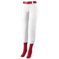 thumbnail image 2 of Augusta S Girls Low Rise Homerun Softball Pant White 1241, 2 of 2