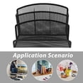 thumbnail image 3 of unbranded Organizador Vertical De Archivos De Malla Para Escritorio Con Secciones Para Notas Y Cartas, 3 of 6