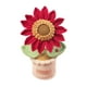 thumbnail image 1 of Decoración del hogar, decoración de habitaciones, decoración de paredes, flores grandes de ganchillo en maceta, girasol artificial, decoración de flores tejidas para el tablero del automóvil, decoraci, 1 of 5