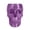 D, variant on Skull Flower Vase, Dual Use Hangable Wall Mounted & Tabletop Freestanding 3D Printed Translucent Planter, Pearlescent Semi Transparent Decorative Skull Holder for Succulent