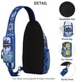 thumbnail image 3 of Crossbody Sling Bag Hiking Casual Sport Daypack Bohemian Tribal Crossbody Bag for Travel Chest Bag Small Backpack for Women Men, 3 of 6