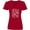 Red, variant on Inktastic White Big/small Bikes Women's V-Neck T-Shirt