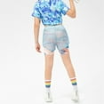 thumbnail image 3 of Uccdo 2-in-1 Girls Athletic Tights Shorts Leggings with Pocket, 5-12Y Big Girls Camoflague Printed Bike Shorts Active Gymnastics Yoga Running Shorts, 3 of 7