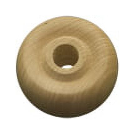 20 Pcs 1" Wood Toy Wheels 1/2" thickHole size 1/4"Use AP1010 or AP1005 Axle pegs for 1/4" holes.