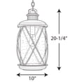 thumbnail image 3 of Hollingsworth Hanging Lantern, 3 of 3