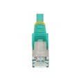thumbnail image 4 of StarTech.com Câble Ethernet 35 Pieds LSZH CAT6a, Aqua, 10 Gigabit Snagless RJ45 100W Patch Cordon, CAT 6A 10GbE 27AWG S/FTP avec Soulagement de la Souche, Testé contre les Chutes - Faible Fumée Catégorie Halogène 6A (NLAQ-35F-CAT6A-PATCH) - Câble Patch - RJ-45 (m) à RJ-45m - 80g/a - Sans Halogènes, Stripea - Stripea, Stripe, 4 of 5