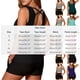thumbnail image 4 of TaTaai Women‘s 3 Piece Tankini Swimsuit Sets Solid Color Striped Mix Modest Bathing Suits High Waist Swim Shorts with Pockets Sports Bra Top Removable Pads Plus Size Beach Pool Gift, 4 of 9