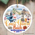thumbnail image 2 of Coast Guard Heritage Christmas Ornament, Massachusetts Souvenir and Gift, 2 of 7
