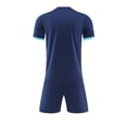 thumbnail image 4 of LWNYDPLSD Kids Soccer Jerseys Set Boys 2 Piece Football Outfits Teen Boys Training Team Athletic Workout Short Sleeve Shirts+Quick Dry Fitness Shorts Suit for Gym Sport Toddler Boys Clothes, 4 of 5