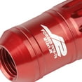 thumbnail image 3 of J2 Engineering LN-T7-012-125-RD J2 Engineering 7075 -T6 Forged Aluminum M12 x 1.25 16Pcs 80mm Height Spiky Cap Lug Nut Set w / 4Pcs Lock+Key Red, 3 of 6