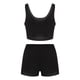 thumbnail image 4 of Conjuntos de ocio para el hogar para mujer Conjunto de pijama cómodo con dobladillo con volantes de punto de 2 piezas Pompotops qwe22482, 4 of 9