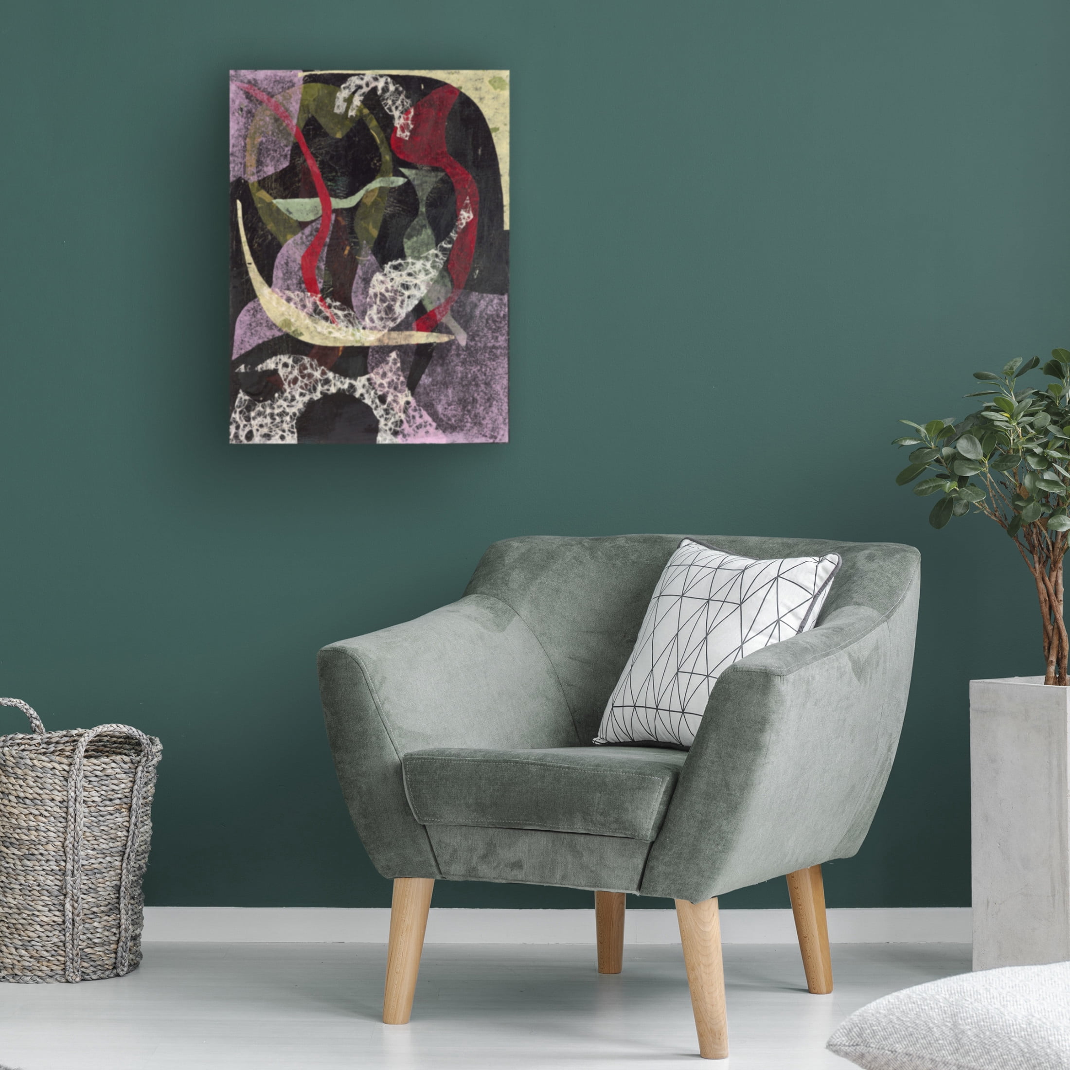 Canvas Wall Art - Ellen Kossoff 'Leather And Lace' Wall Art for Living Room, Bedroom, or Office Décor by Trademark Fine Art - 24 x 32 Inches