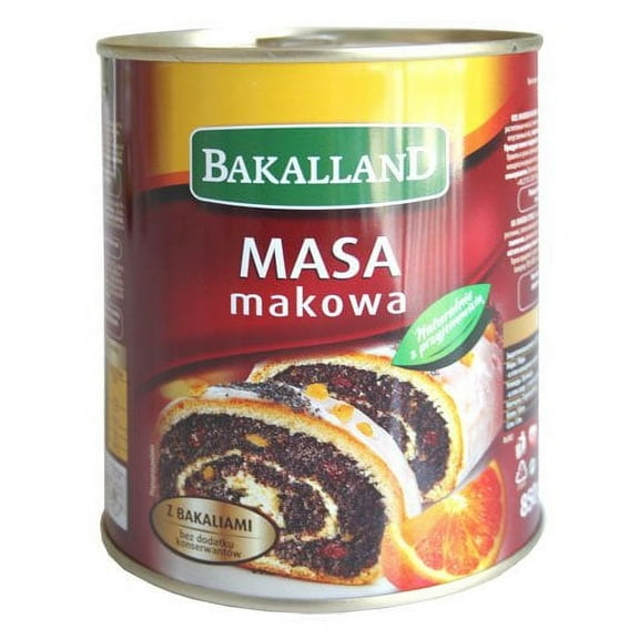 Bakalland Poppy Seed Filling (850g/ 1.9lbs)