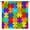 Style, variant on Kids Building Blocks Toy Curtains, Color Constructor Geometric Blocks Abstract Contour Colorful Plastic Brick Print Window Treatments Drapes for Bedroom Living Room Set 2 Panels,42x63 Inches, Style-6